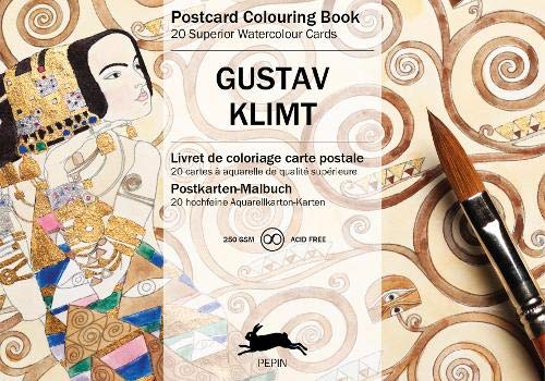 Gustav Klimt: Postcard Coloring Book
