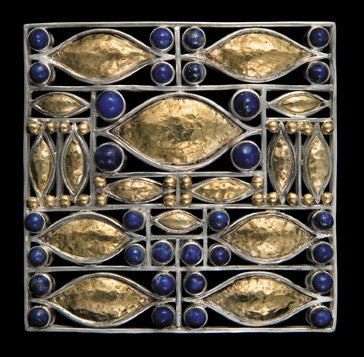 Hoffmann Lapis Brooch