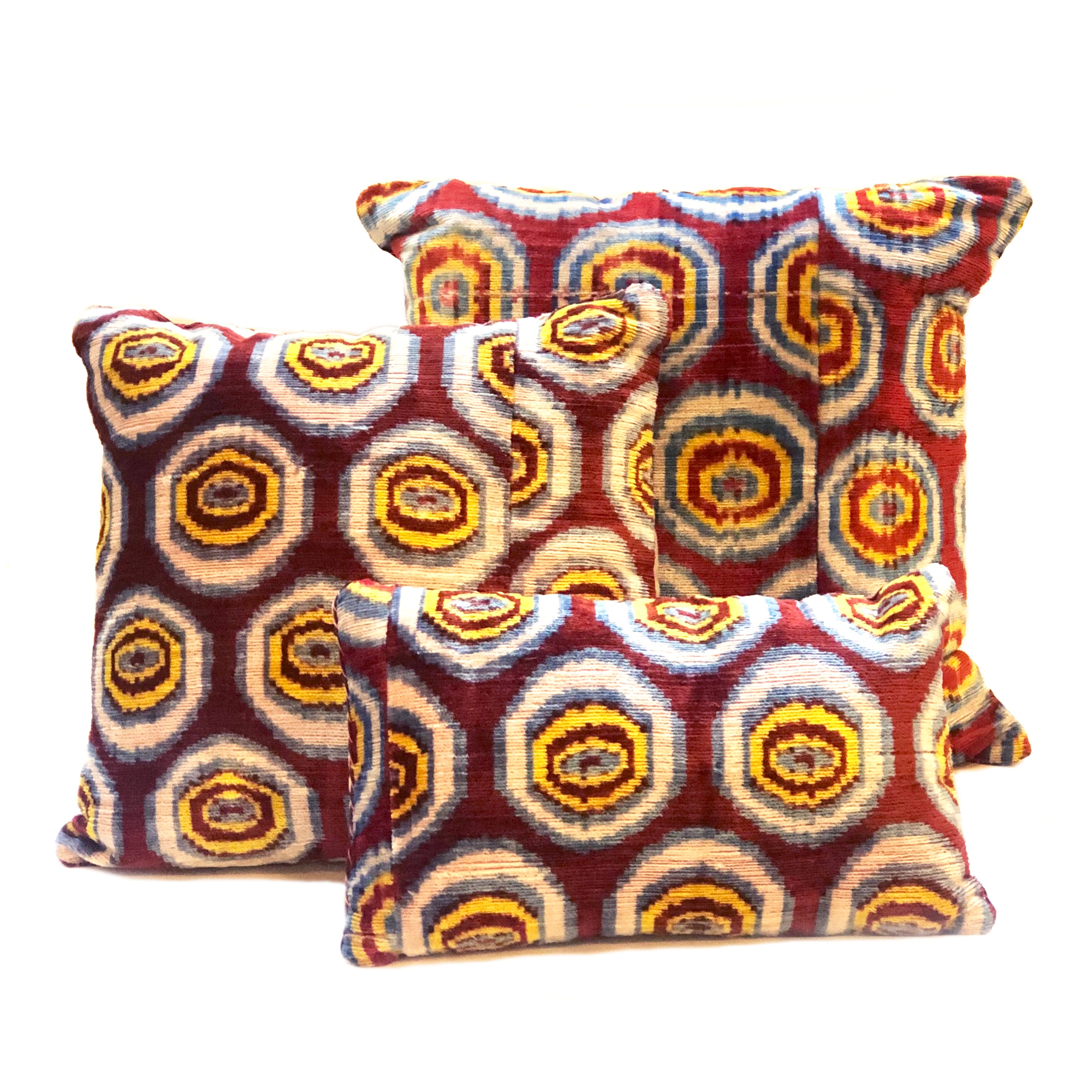 Madeline Weinrib Velvet Ikat Cushions