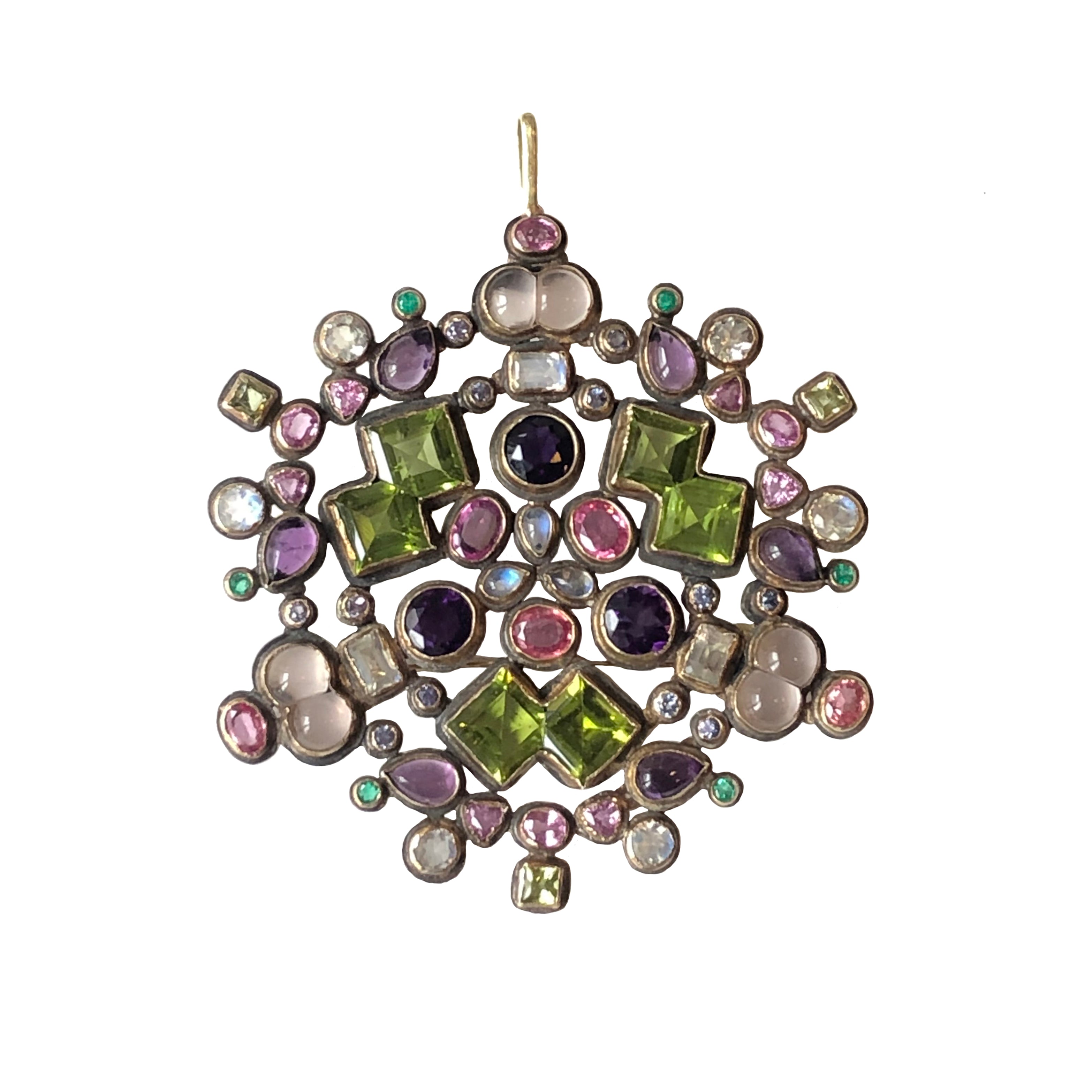 Kaleidoscope Pendant Brooch