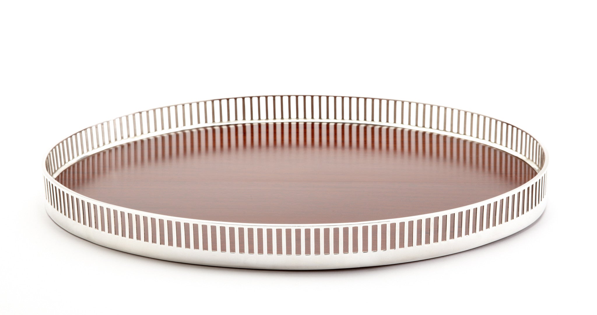 Josef Hoffmann Sterling Silver/Rosewood Tray