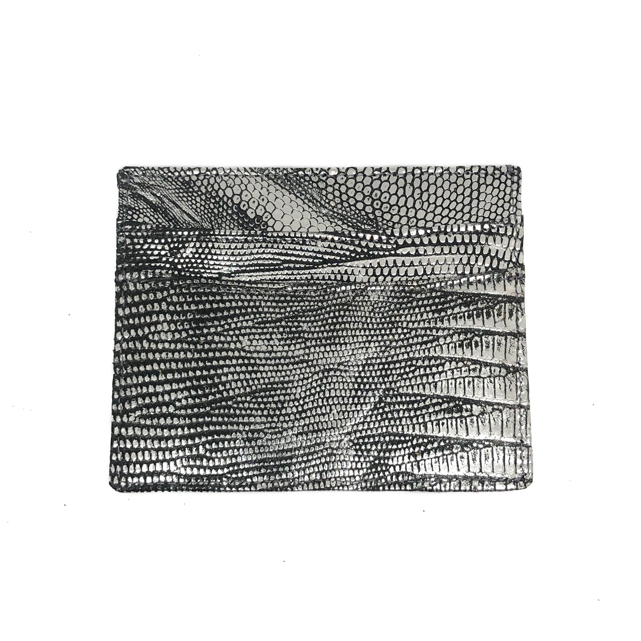 Lounge Lizard Card Case - Silver