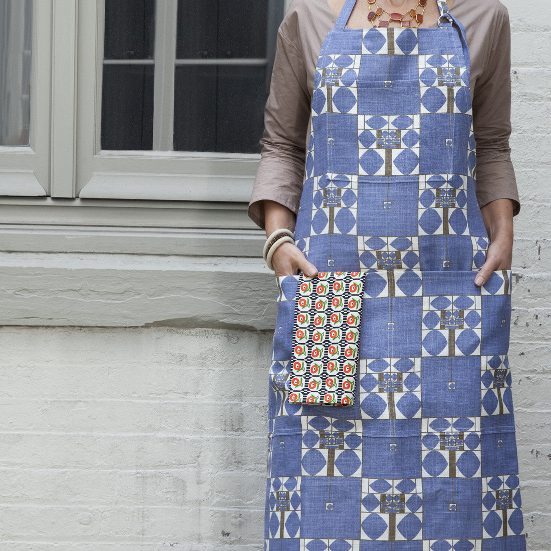 Wiener Werkstätte Full-length Apron