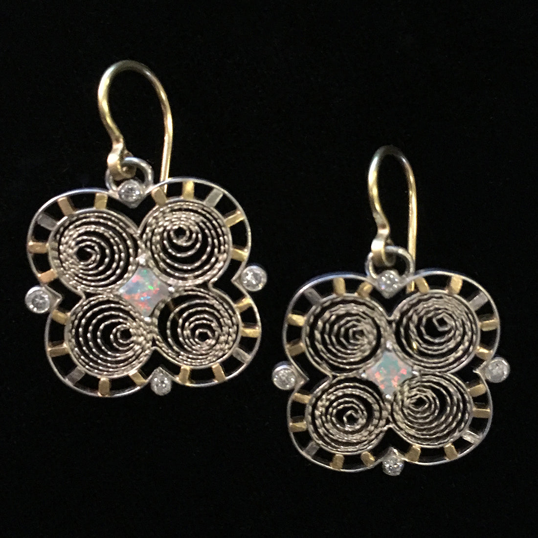 Judy Geib Quatrefoil Earrings