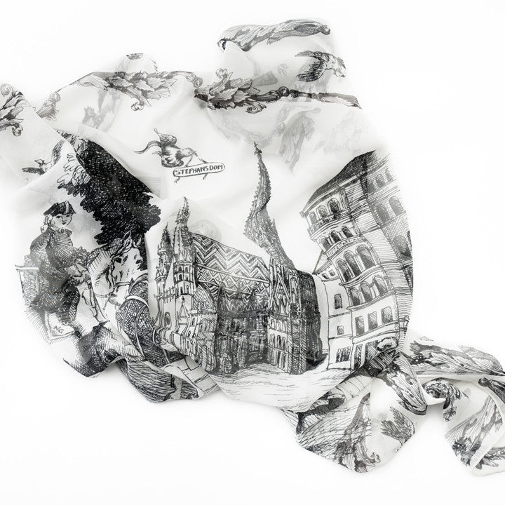 Toile de Vienne Scarf No. 1: Stephansdom