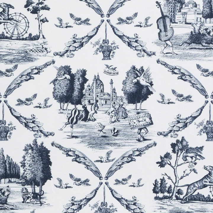 Toile de Vienne, detail, Karlskirche