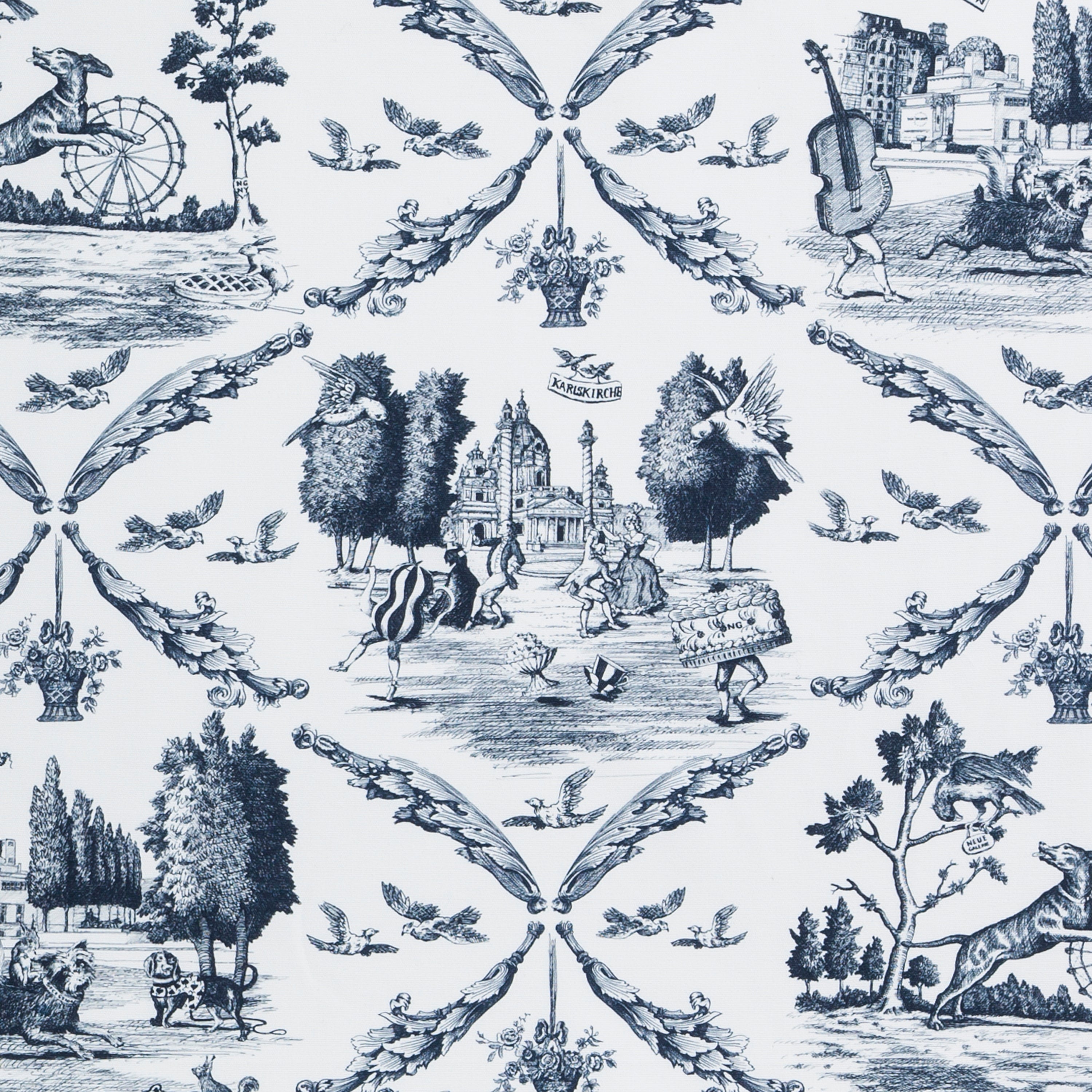 Toile de Vienne Pattern