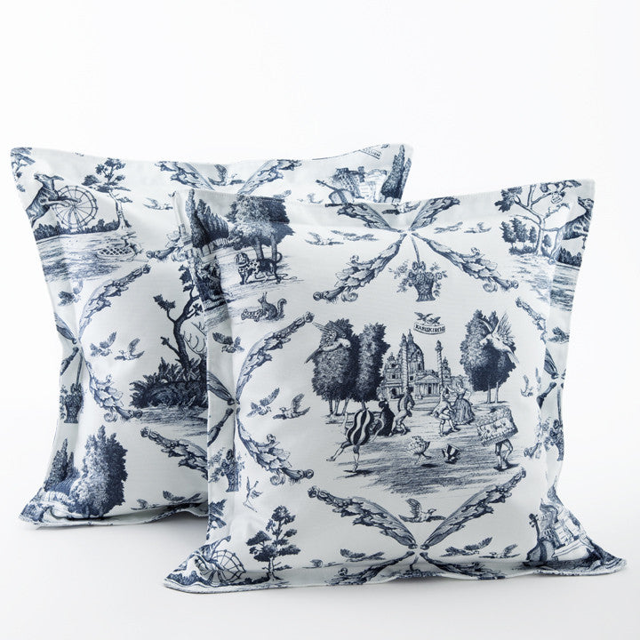 Toile de Vienne Pillow Cover