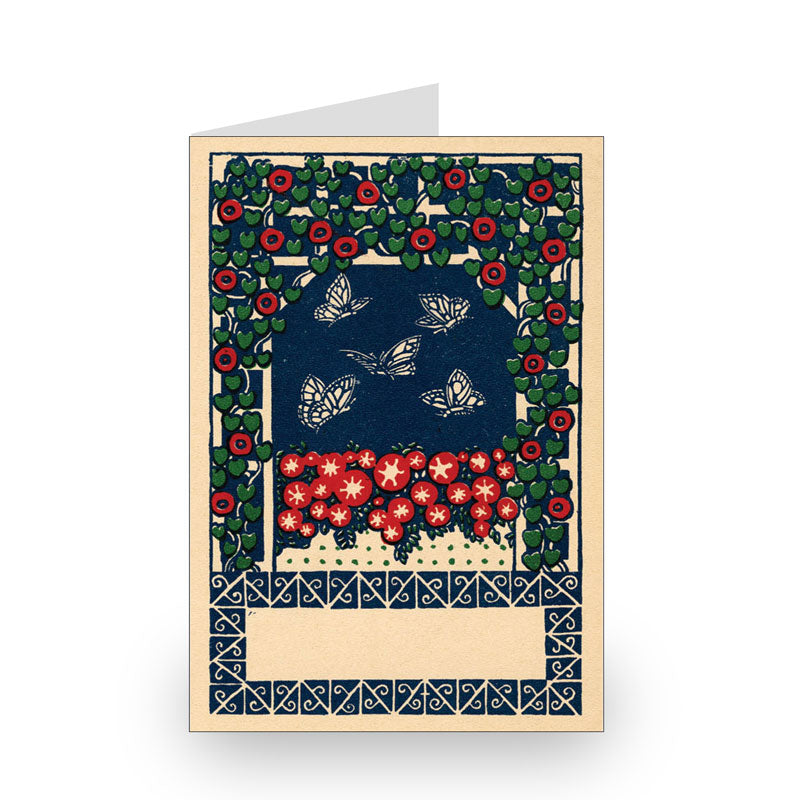 Wiener Werkstätte Flower Notecard Set