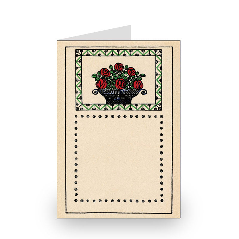 Wiener Werkstätte Flower Notecard Set