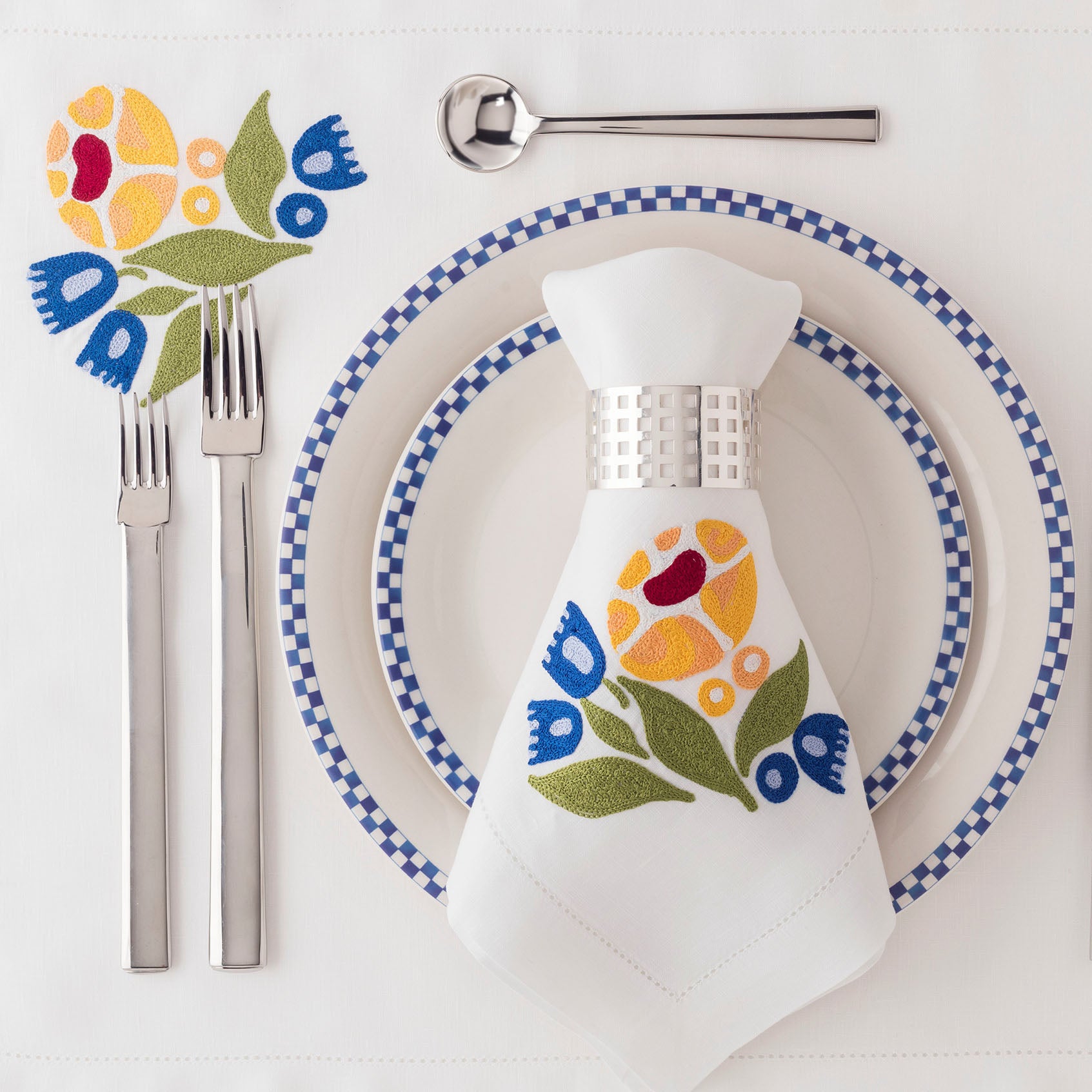 Embroidered Table Linens