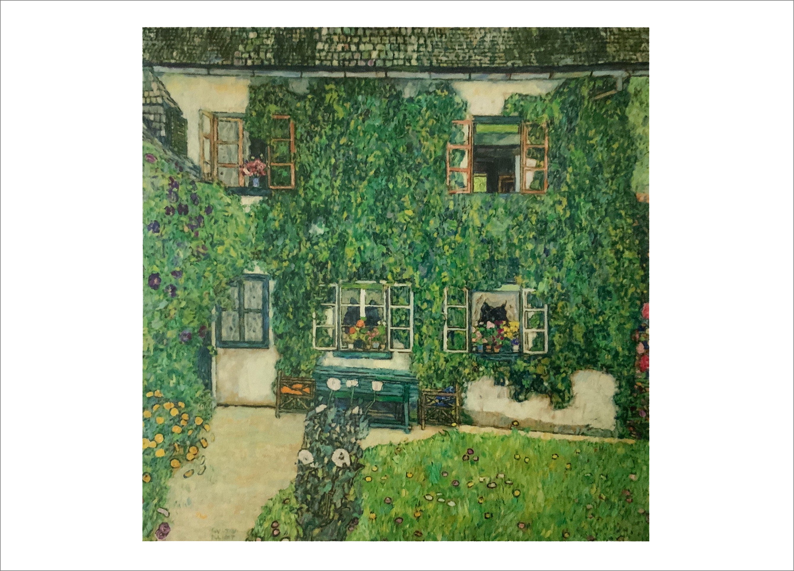 Gustav Klimt: Forester’s House in Weissenbach II (Garden) [Postcard]