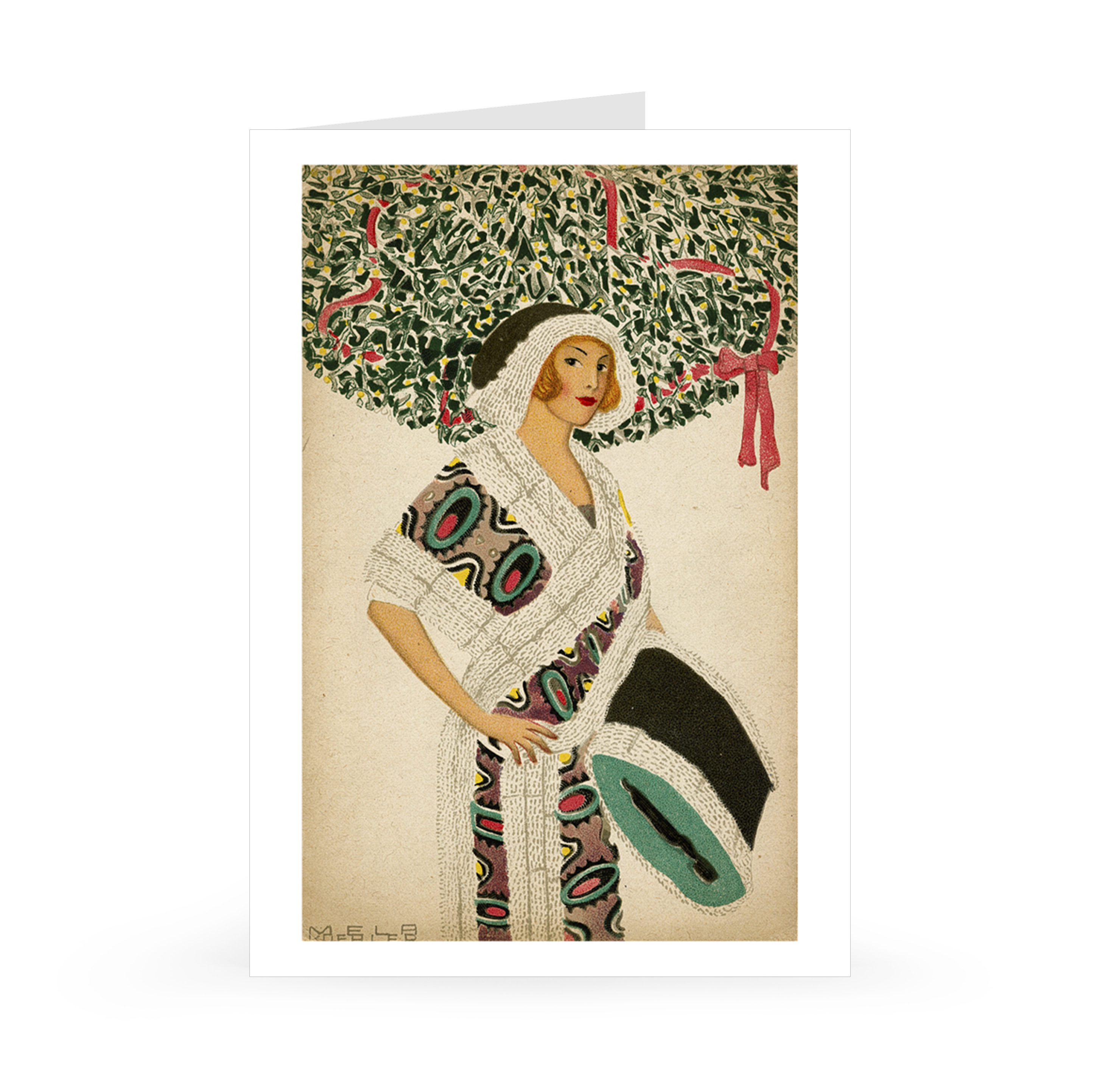 Holiday Cards by Mela Koehler for the Wiener Werkstätte