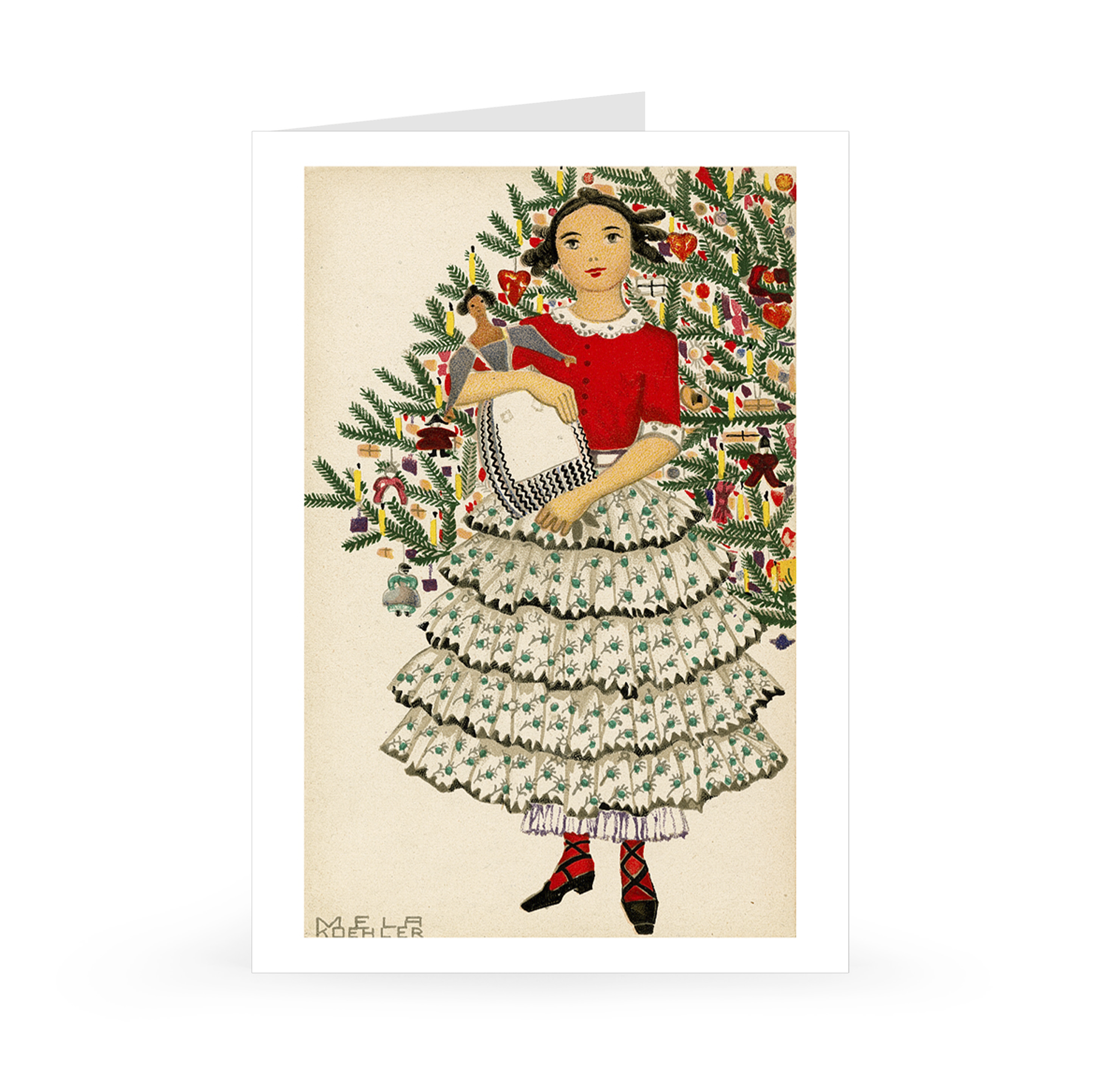 Holiday Cards by Mela Koehler for the Wiener Werkstätte