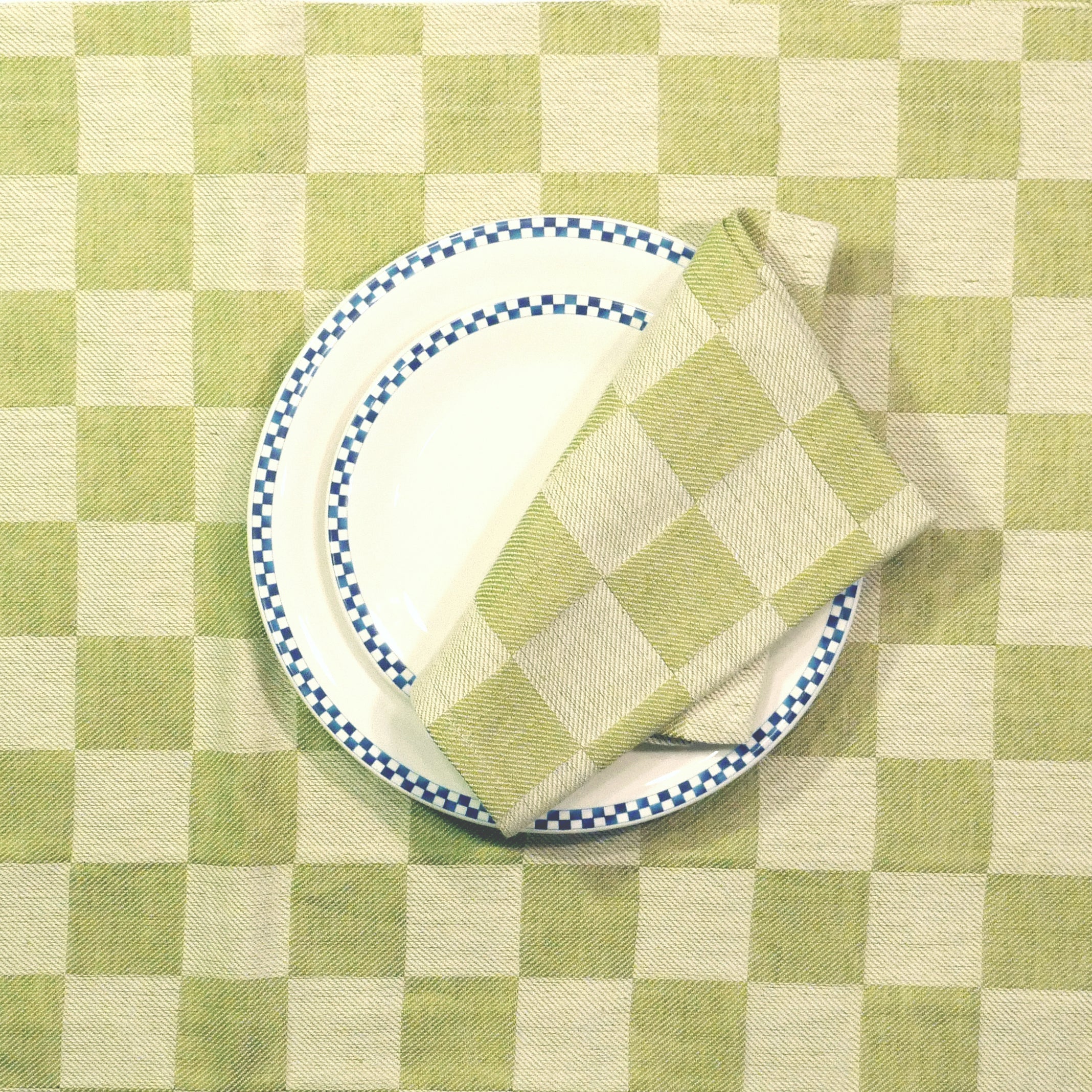 Hoffmann Check Table Linens