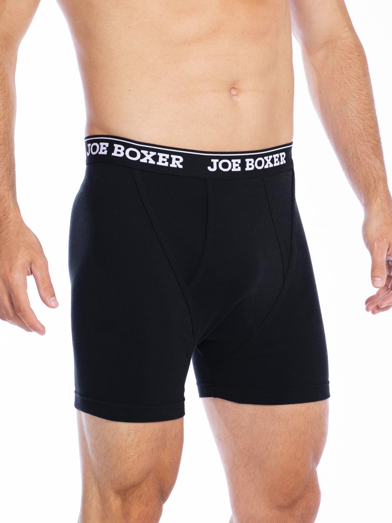 Fly Sweat Proof Mens Boxer Briefs Black 6-Pack– Ejis