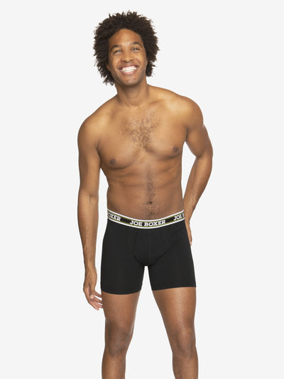 Starter 3-Pack Men Athletic Fit Black Label Boxer Briefs Sizes S, M, L, XL,  2XL - Helia Beer Co