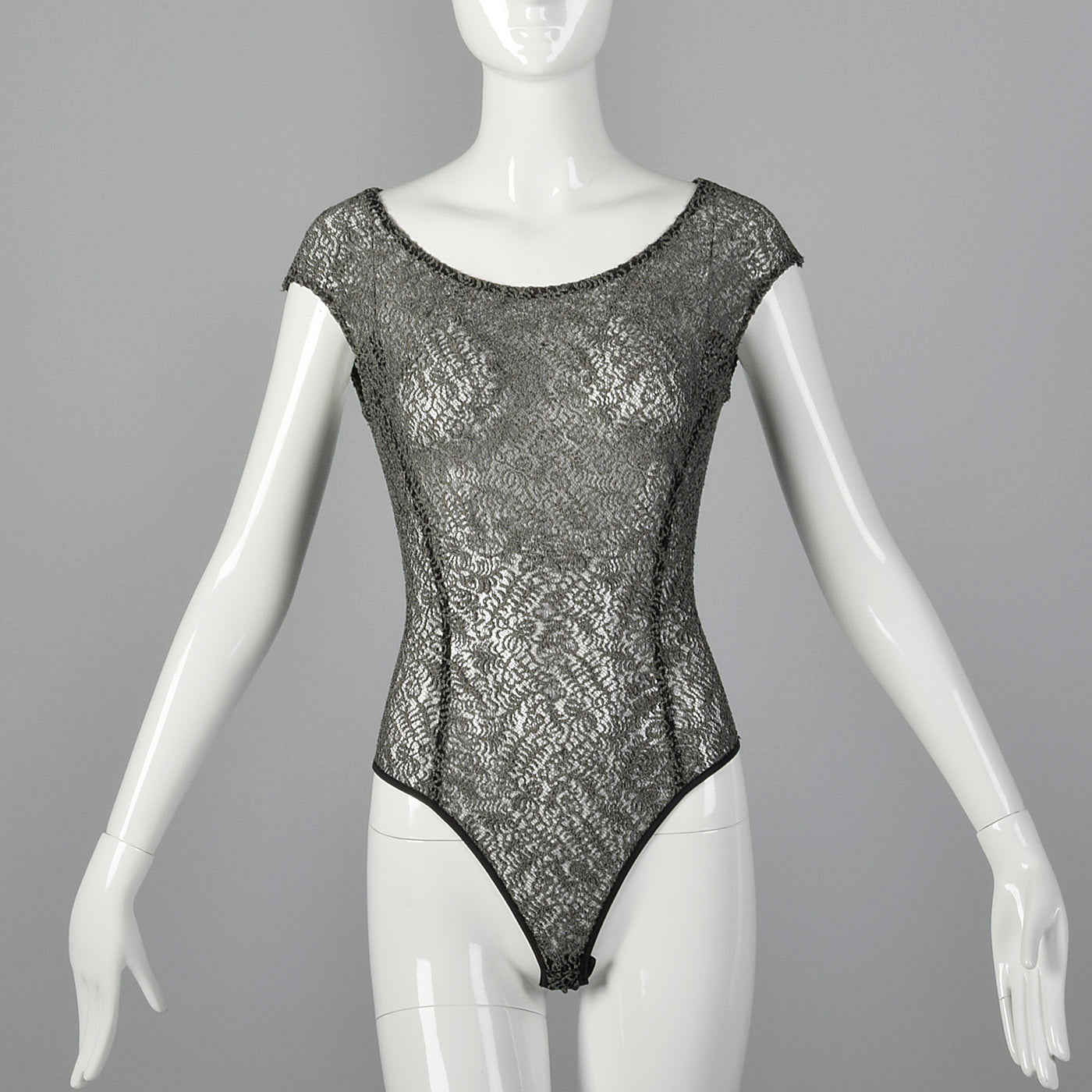 1980s Donna Karan Gray Bodysuit – Style & Salvage