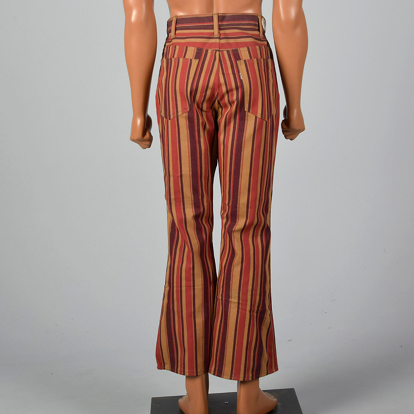 mens striped bell bottoms