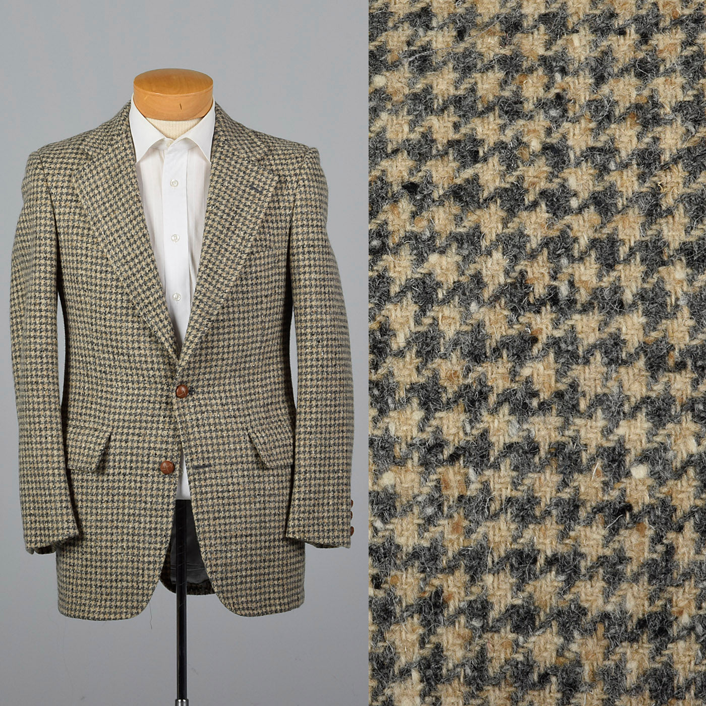 1970s Donegal Tweed Gray Jacket – Style & Salvage