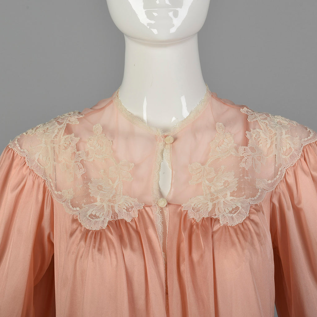 XS 1970s Kayser Nightgown & Peignoir Set