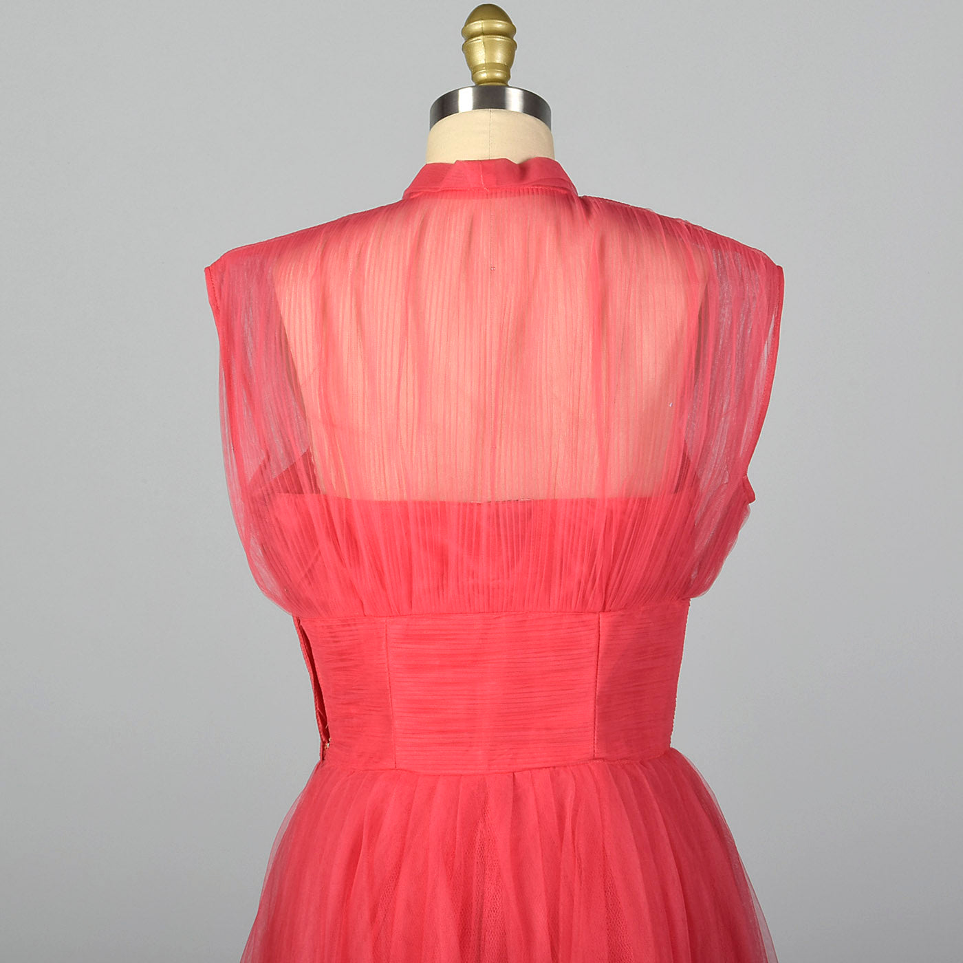 1950s Emma Domb Pink Tulle Party Dress Style And Salvage