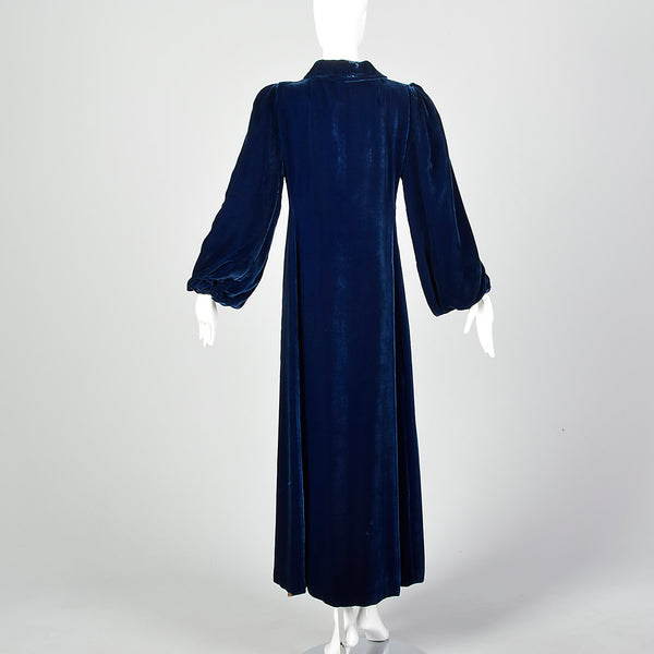 XXS 1940s Blue Velvet Opera Coat – Style & Salvage