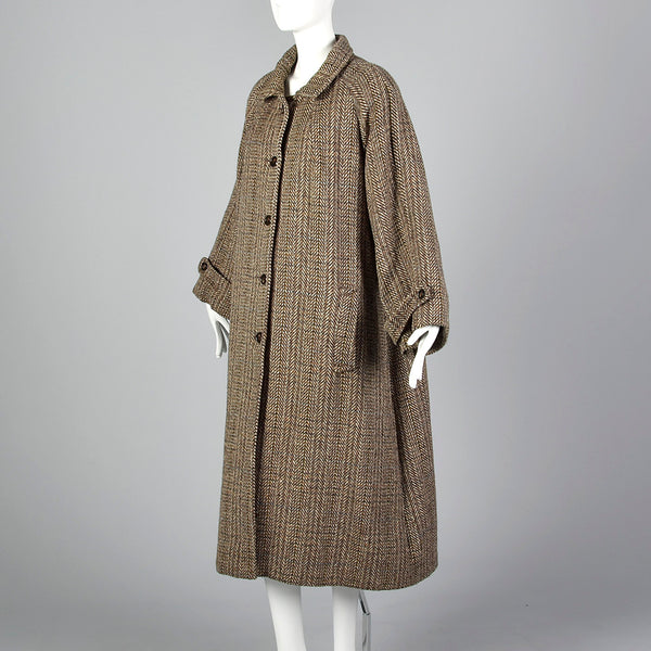 1980s Oversized Tweed Overcoat – Style & Salvage