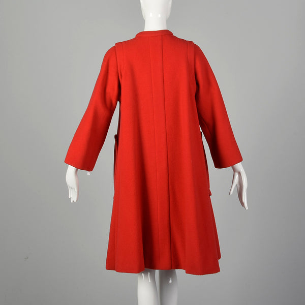Medium 1960s Red Pauline Trigere Winter Coat – Style & Salvage