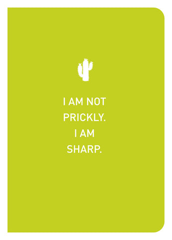 Epigram Books Singapore Independent Book Publishing - I Am Not Prickly Notebook