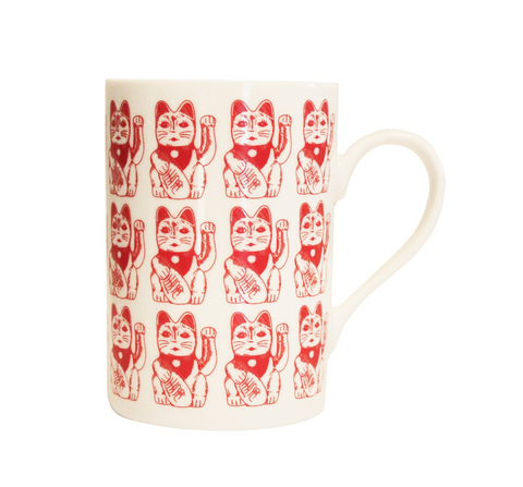 lucky cat mug