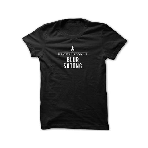 Statement Local Singapore T-shirt Design - Professional Blur Sotong T-shirt