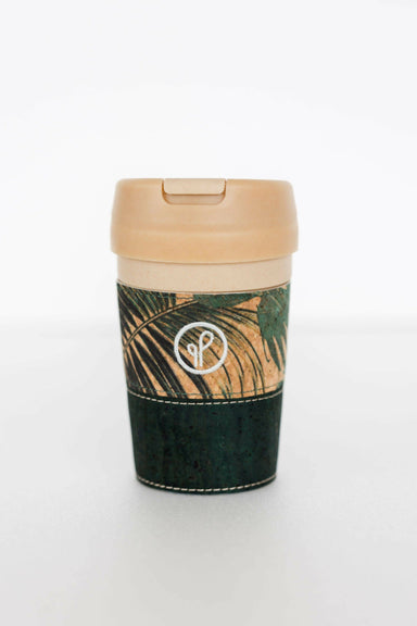 Kantha Reusable Cup Sleeve with Handle
