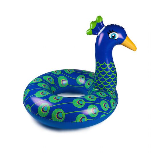 giant peacock pool float