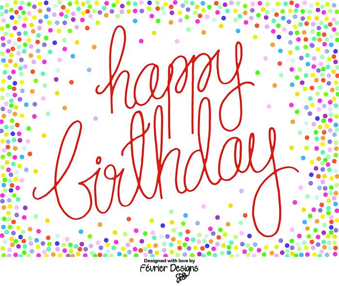 Happy Birthday Multi Polka Dot Card– Naiise