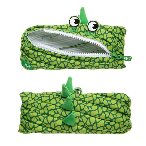 Zipit Gorge Monster Pouch, Black, Size: Pencil Case