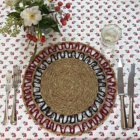 Russet Placemat, Ditsy Tablecloth