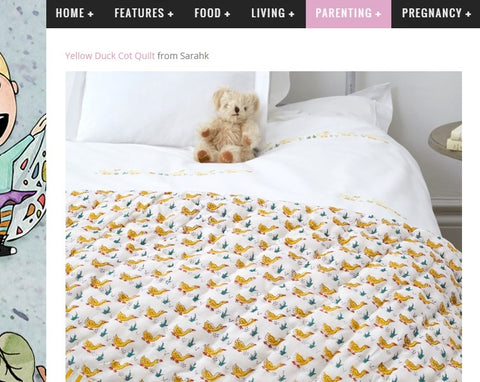 Mybaba.com SARAHK duck cot quilt