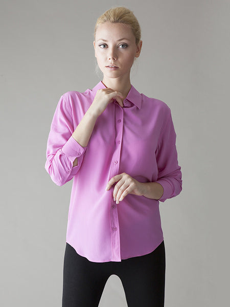 The Hepburn silk shirt: Break of Hearts