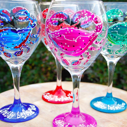 cheap decorative wine glasses