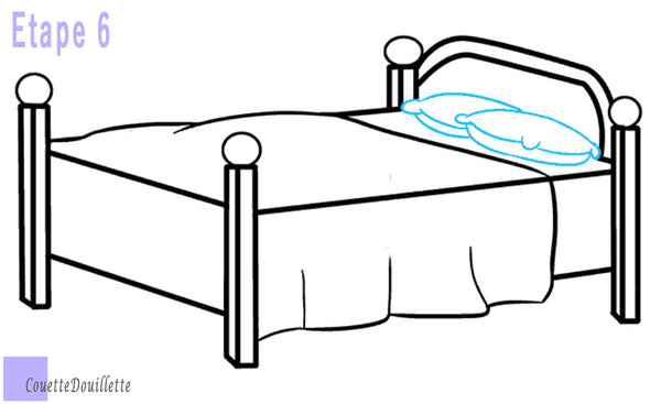 dessiner un lit facilement étape 6