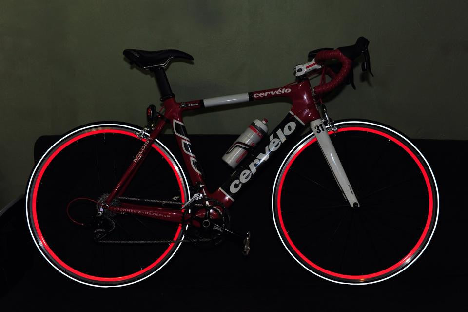 red bike rims