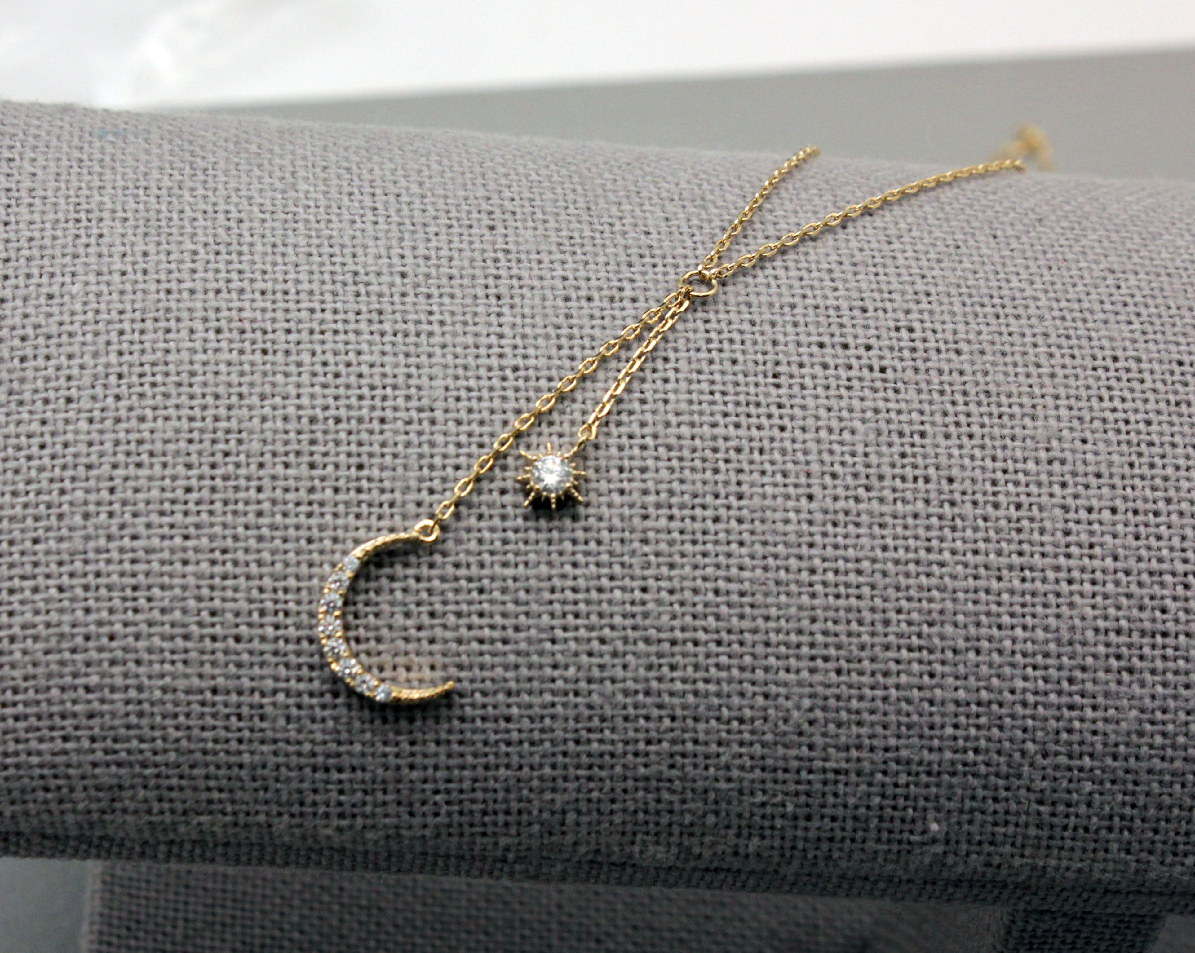 3d Long Triangle Necklace In Gold Silver Pink Gold