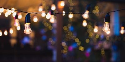 feestelijke verlichting tuin koningsdag