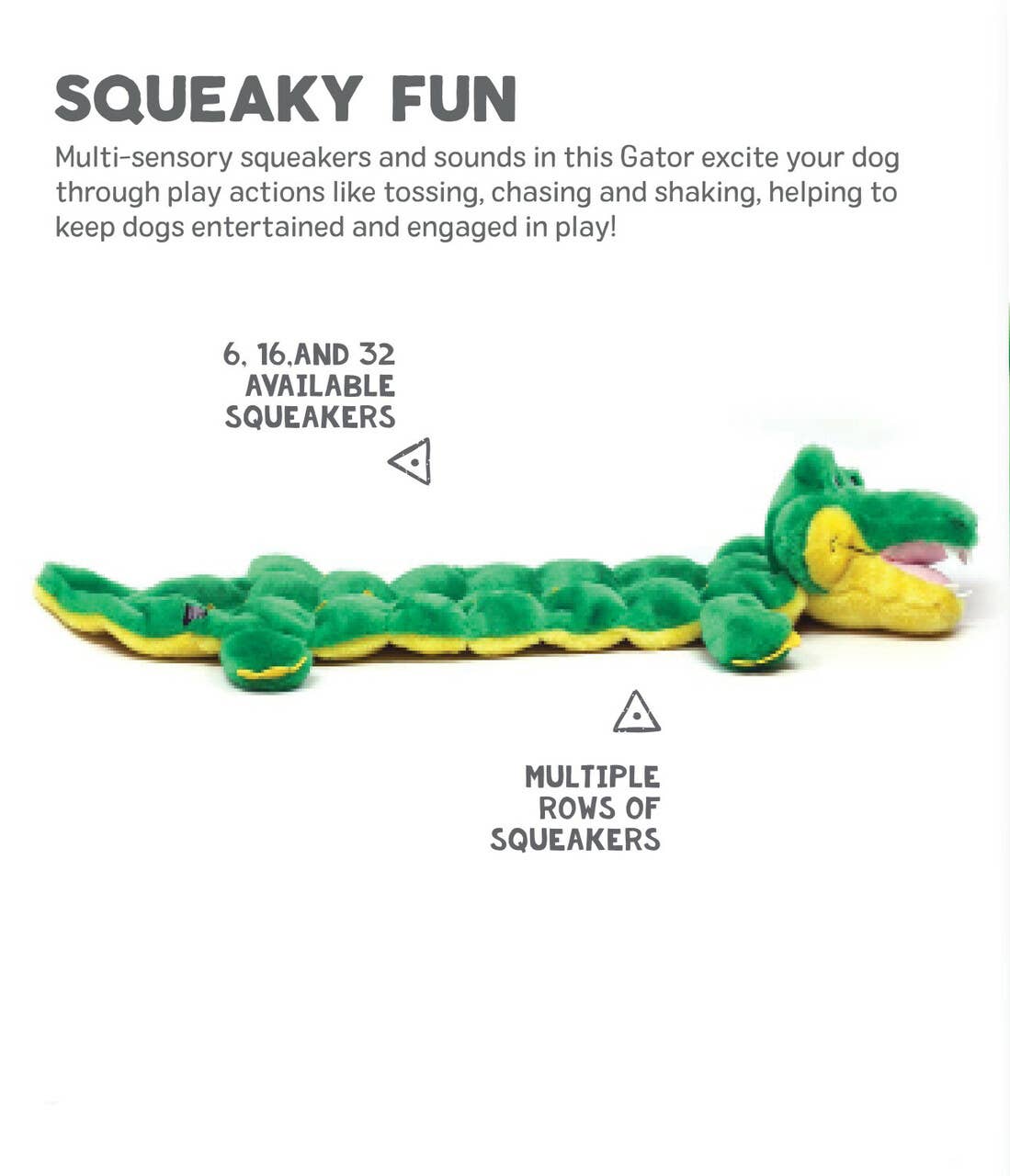 Outward Hound Squeaker Matz Gator Green XL – The Dog Bar