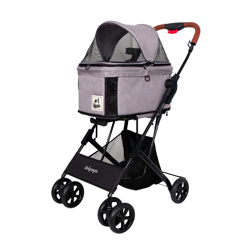 HPZ™ PET ROVER PRIME Luxury 3-in-1 Stroller for Small/Medium Dogs, Cats and  Pets (Black)