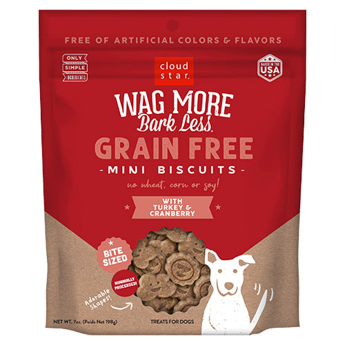 wag more bark less mini biscuits