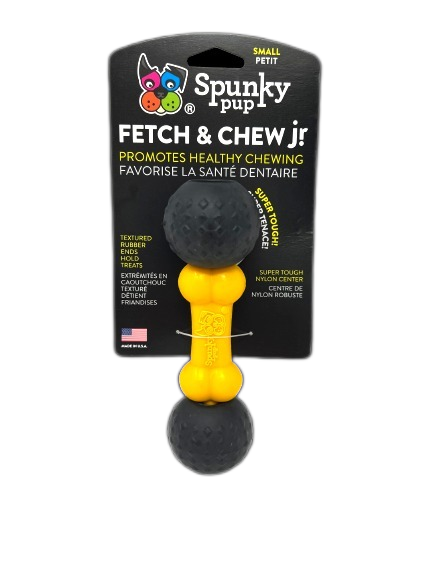 Spunky Pup Dog Toys - Fetch and Chew Bone - Made in the USA
