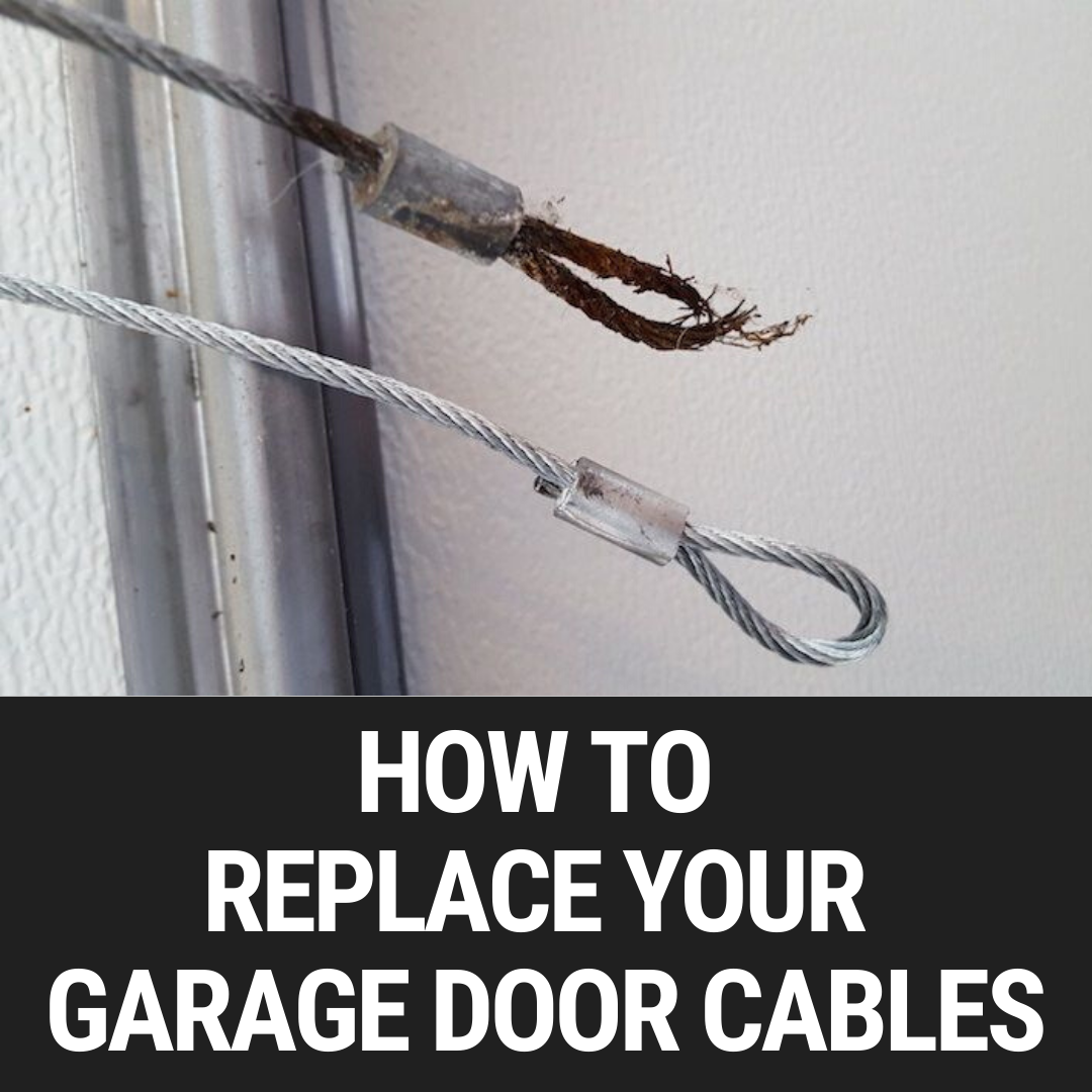 How To Open Garage Door With Broken Spring Video / Garage Door Won T ... - How To Replace Your Garage Door Cables
