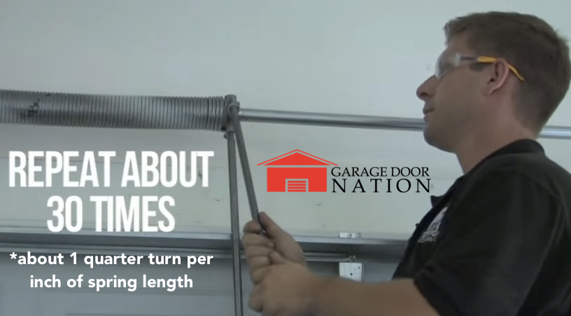 How Many Turns On A Double Spring Garage Door - The Door